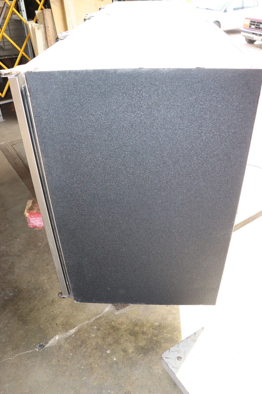 Glastender BB84 84" Under Counter 3 Solid Doors Back Bar Cooler, BB84-L1-SN(LLL)