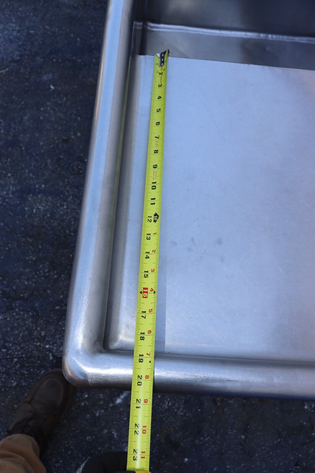 Four Compartment Commercial Sink 98" Long x 24" Wide, w/ Side Boards, Stainless