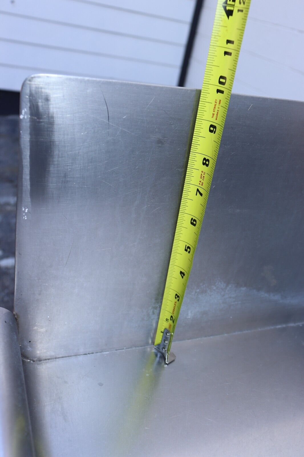 Four Compartment Commercial Sink 98" Long x 24" Wide, w/ Side Boards, Stainless