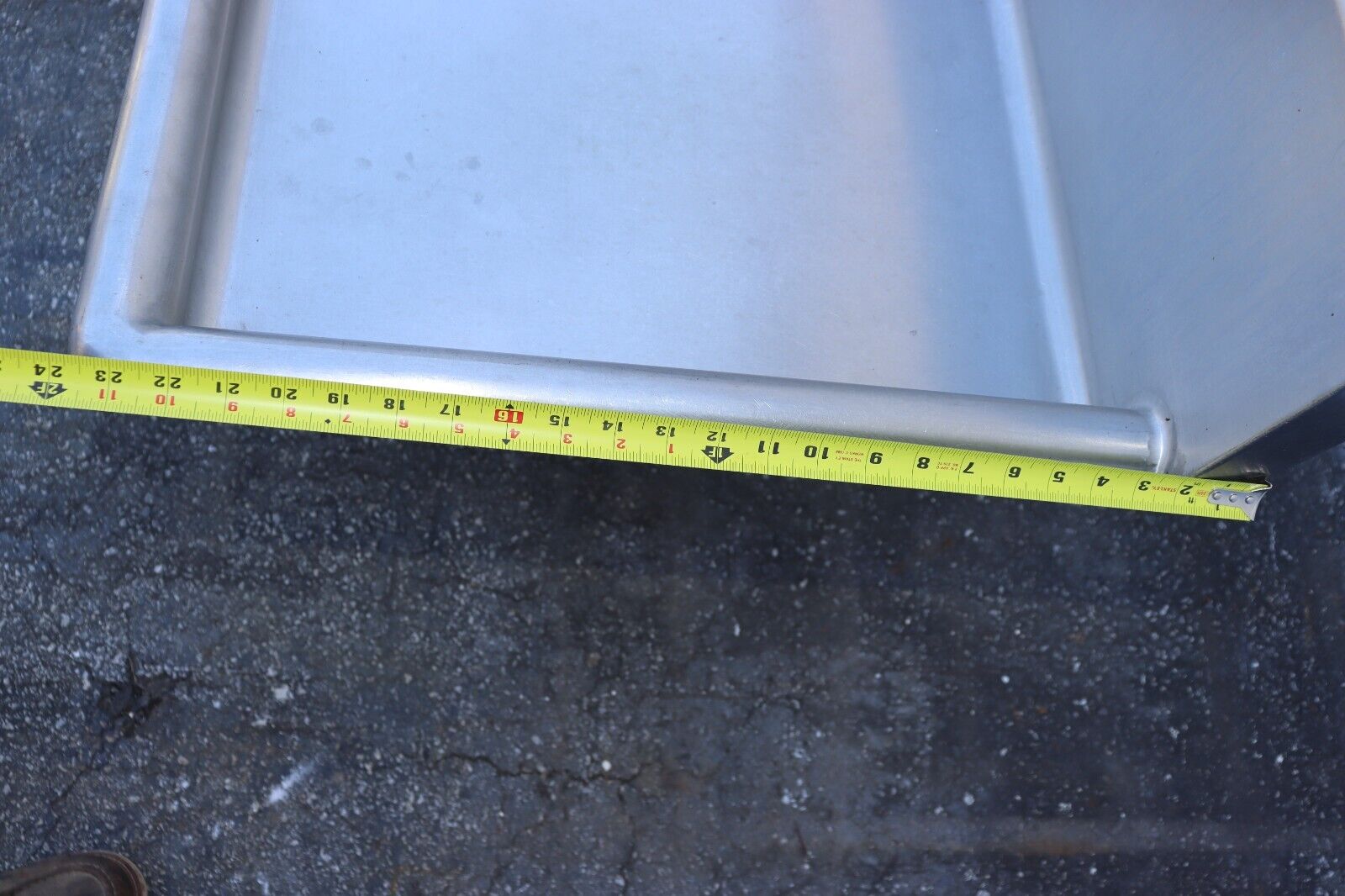 Four Compartment Commercial Sink 98" Long x 24" Wide, w/ Side Boards, Stainless