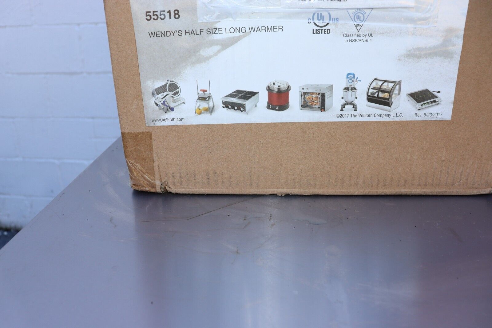 Vollrath / Idea-Medalie 55518 Warmer Countertop Half Size HFL500, NEW