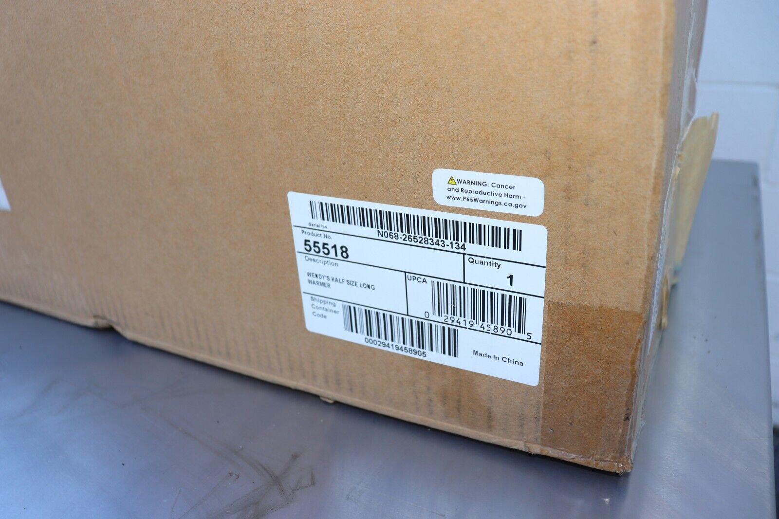 Vollrath / Idea-Medalie 55518 Warmer Countertop Half Size HFL500, NEW