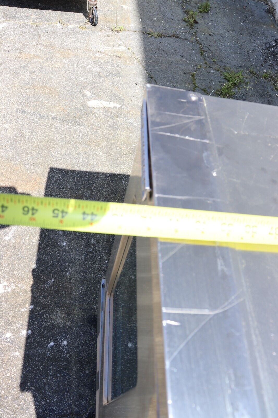 Market Forge M2700HEC Full Size Gas Convection Oven, Wheels, Used, Needs Racks