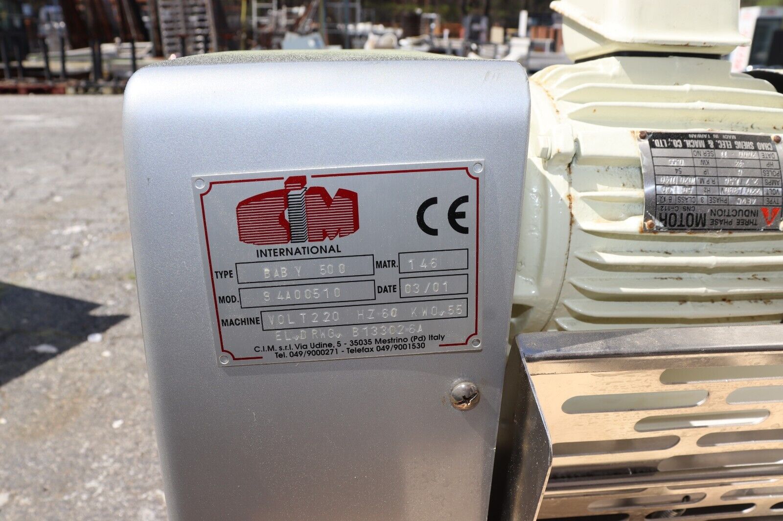 CiM International BABY 500 20.5" Dough Sheeter, Used, Great Condition, Clean