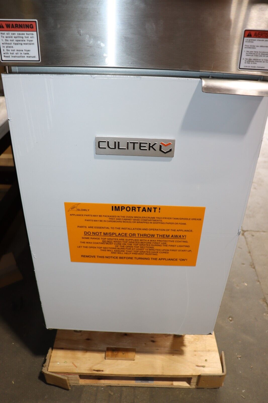 Culitek CULGF90NG 40 lbs Natural Gas Deep Fryer w/ Baskets and Accessories, NEW