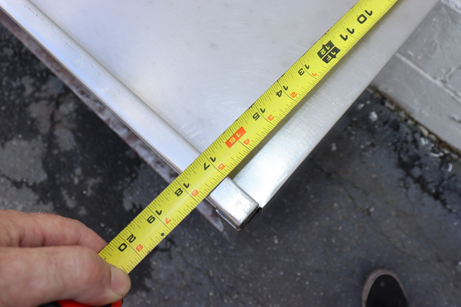 Commercial Stainless Steel 18"x60" Storage Dish Cabinet, Welded, Used, Clean