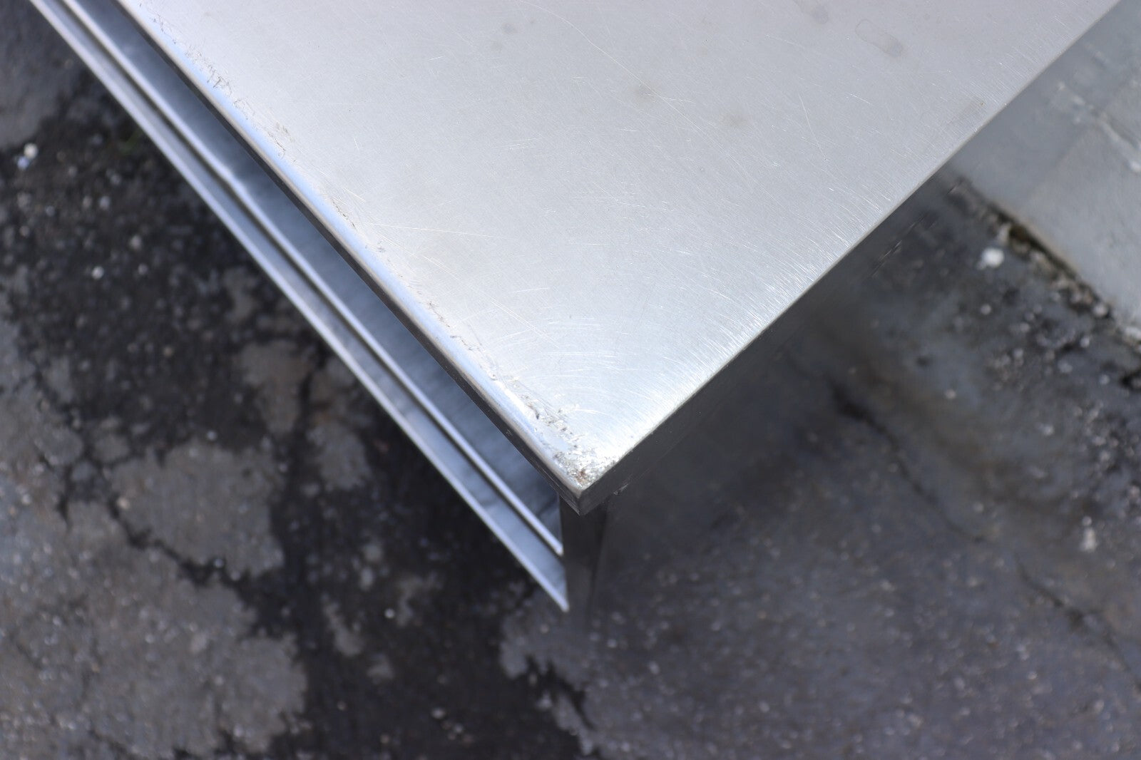 Commercial Stainless Steel 18"x60" Storage Dish Cabinet, Welded, Used, Clean