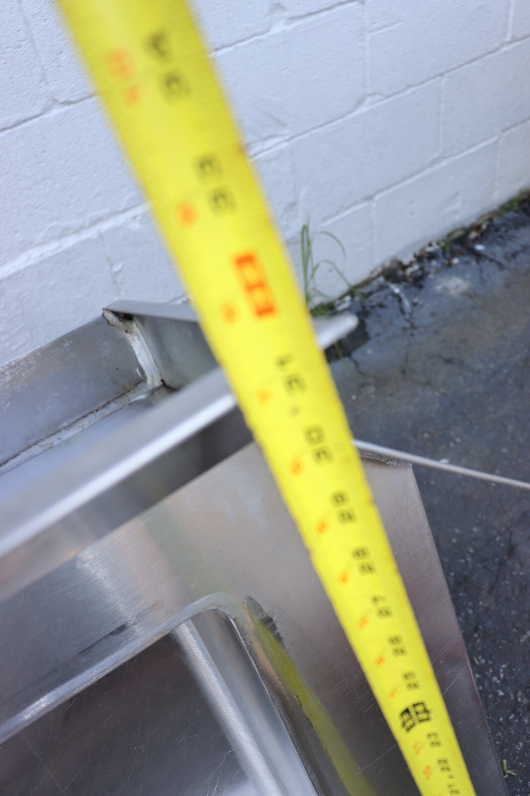 Klinger's Trading SDT92L 92" Straight Prerinse Dish Table, Used, CLEAN