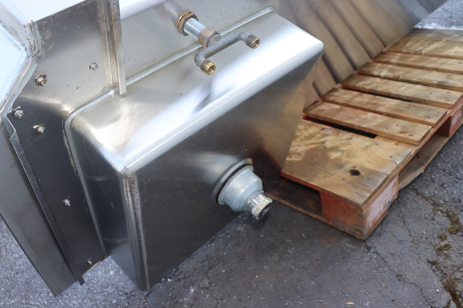 Klinger's Trading SDT92L 92" Straight Prerinse Dish Table, Used, CLEAN