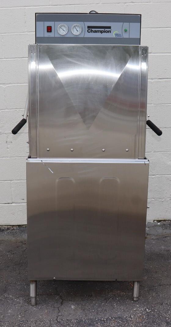 Champion DH2000 Versa Clean High Temperature Door Type Dishwasher 55 Racks / Hr