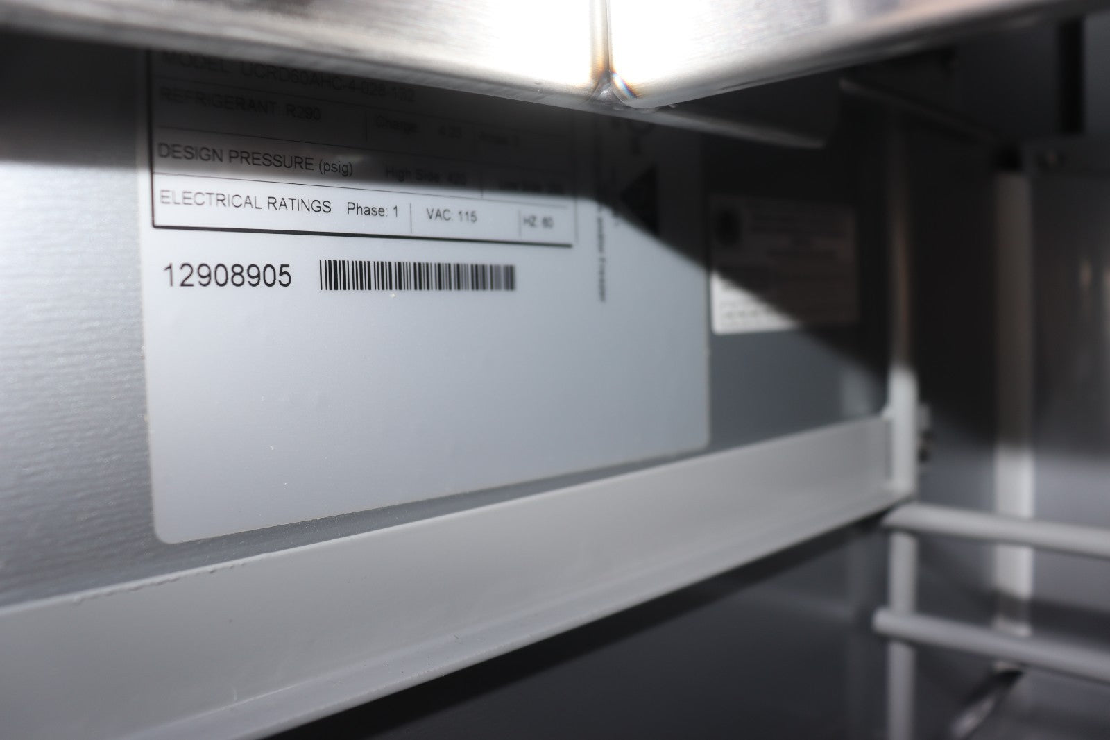 Beverage Air UCRD60AHC-4 60" Two Section Undercounter Refrigerator w/ 4 Drawers