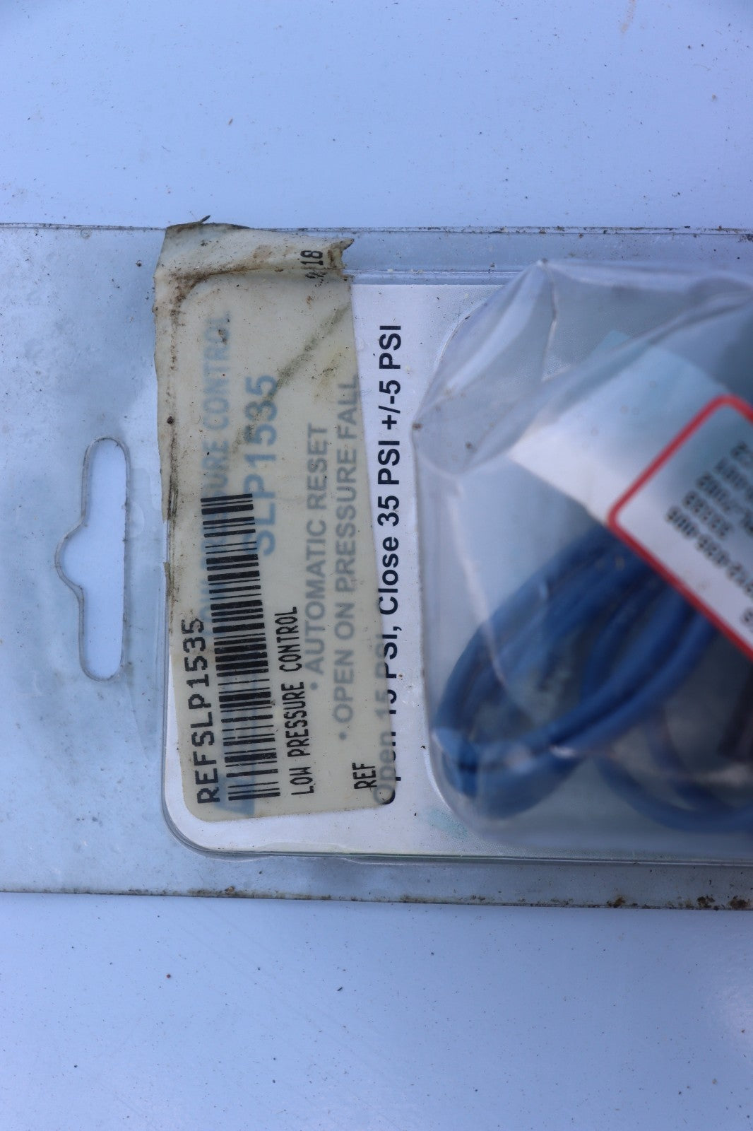 PRESSURE SWITCH Low Auto Rest open: 15 close: 35, SLP1535