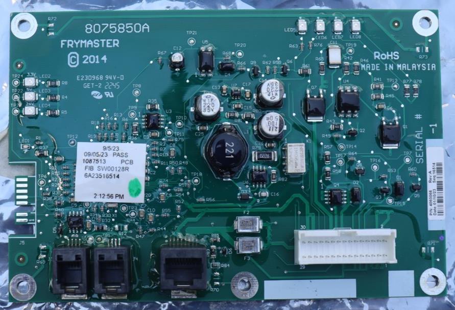 Frymaster Pcb Assembly, Gm Fib W/Software 1087513SP - Genuine OEM Replacement