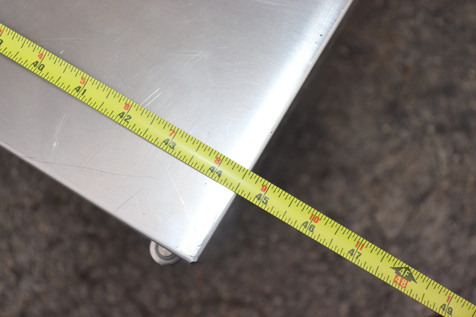 True Work Top Refrigerator TWT-44 115V 1ph, Used, w/ Custom Racks, CLEAN