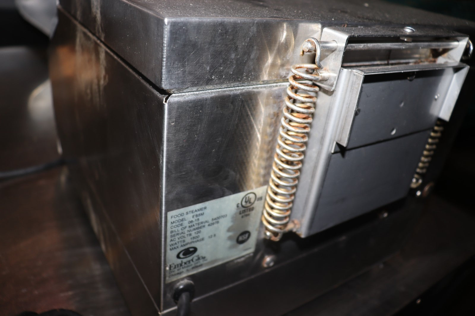 EmberGlo ES5M Countertop Steamer, Used, CLEAN