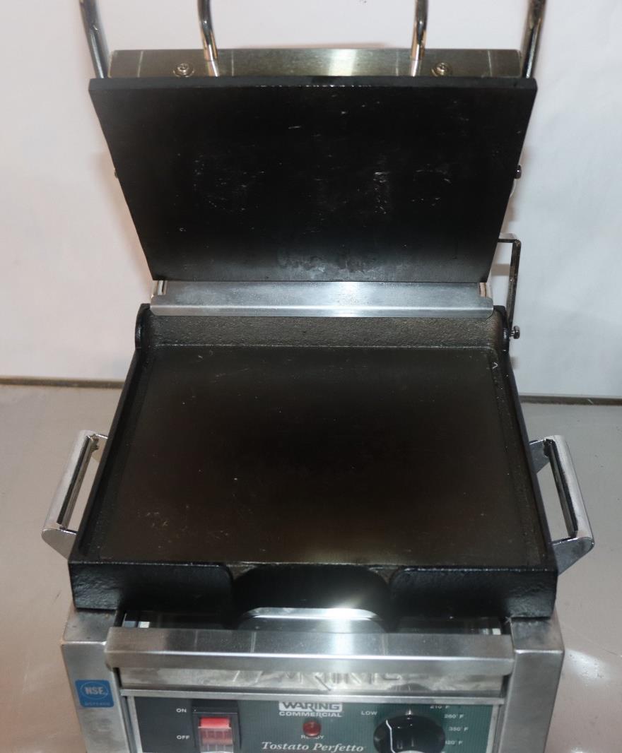 Waring WFG150 Tostato Perfetto™ Compact Flat Grill, Used, CLEAN