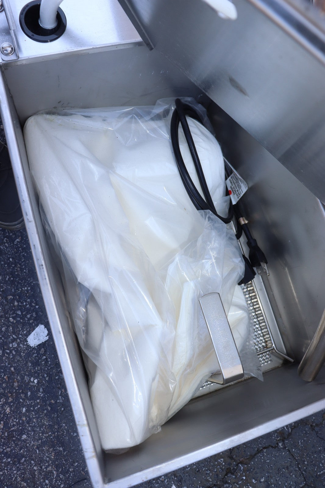 NEW 50 LB Portable Oil Filter Frymaster PF50 With Heater On Wheels