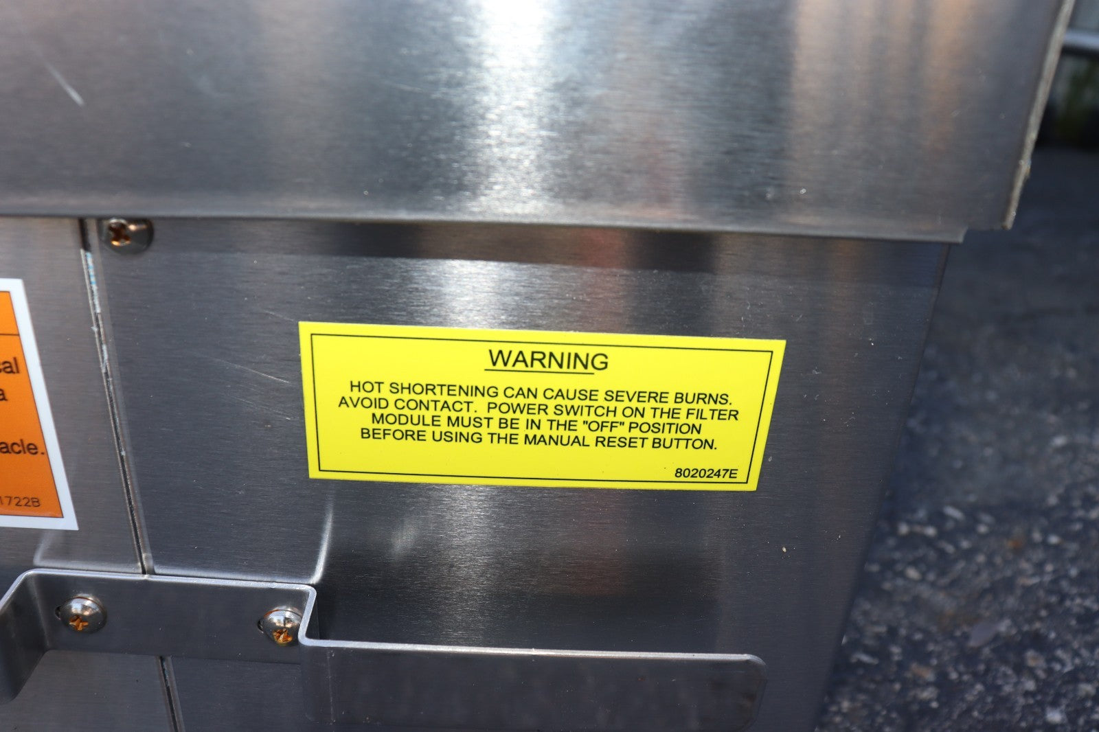 NEW 50 LB Portable Oil Filter Frymaster PF50 With Heater On Wheels