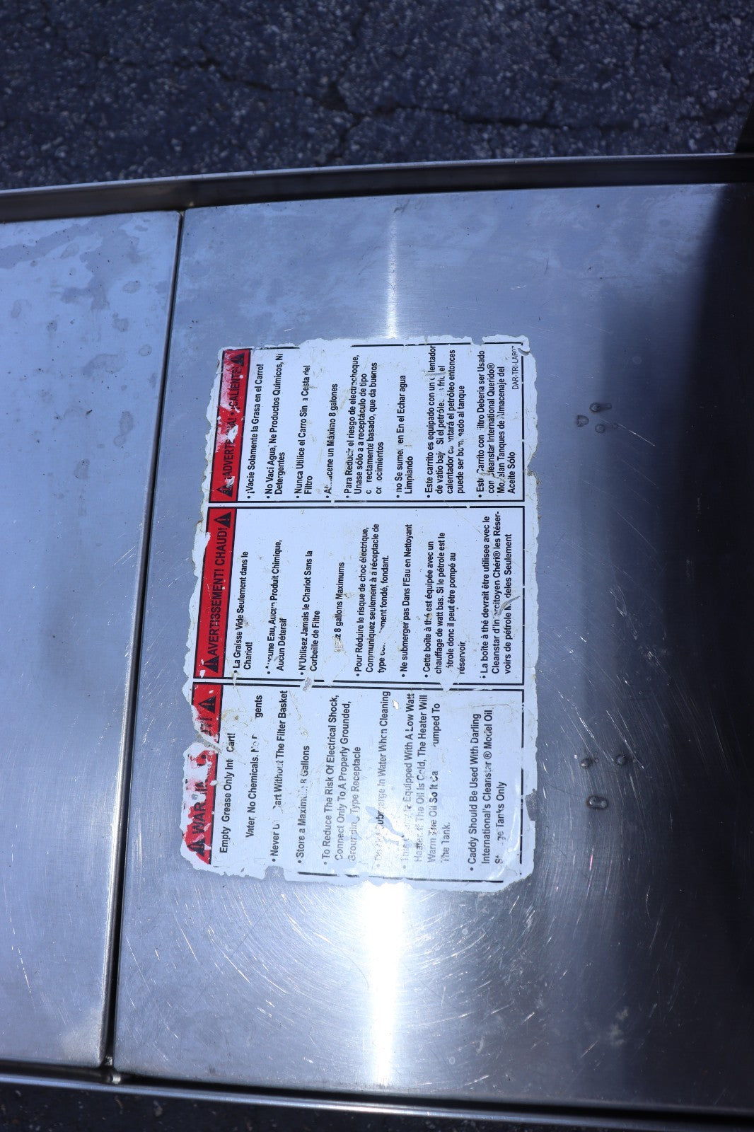 Dar Pro Filter machine 405 (96lbs) w/ 8in Removable Pan, Used, CLEAN