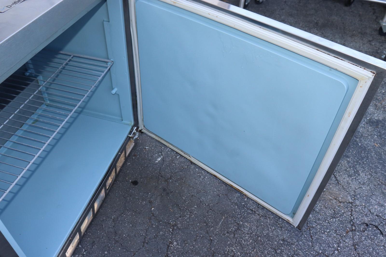 DELFIELD ST4532-A563 32" WORKTOP FREEZER, w/ Custom Over Shelf, Used, Tested