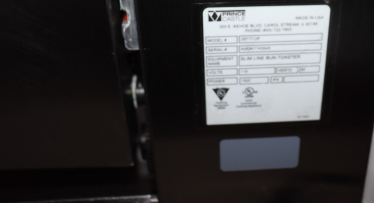 Prince Castle Slim-Line Vertical Contact Toaster - 2000 Slices/hr 297-T12P