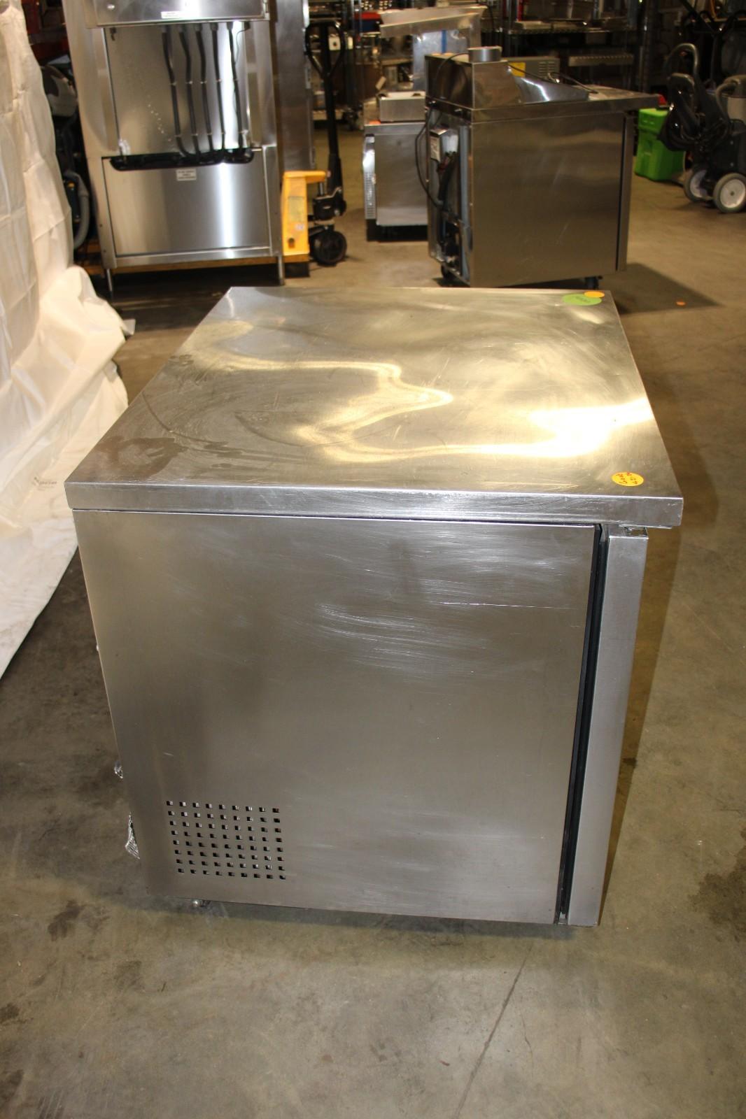 True Manufacturing Co. TUC-36-LP 2-Door Undercounter Fridge, Used, Tested