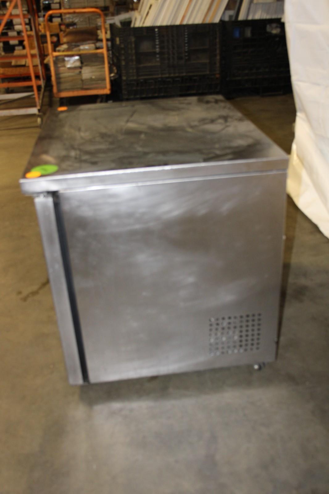 True Manufacturing Co. TUC-36-LP 2-Door Undercounter Fridge, Used, Tested