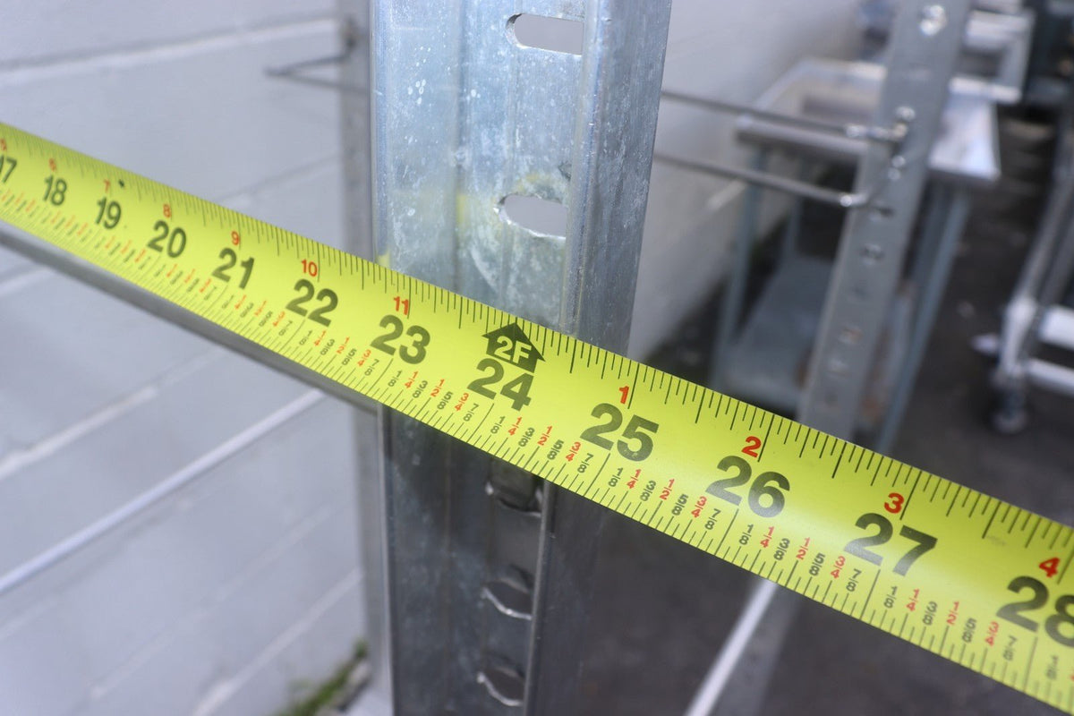 2 - Cres Cor 207-UA-13A 12 Pan End Load Universal Utility Rack - Missing Holders - NMB Restaurant Equipment