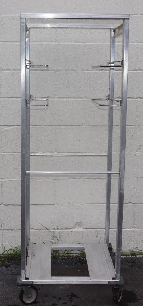 2 - Cres Cor 207-UA-13A 12 Pan End Load Universal Utility Rack - Missing Holders - NMB Restaurant Equipment