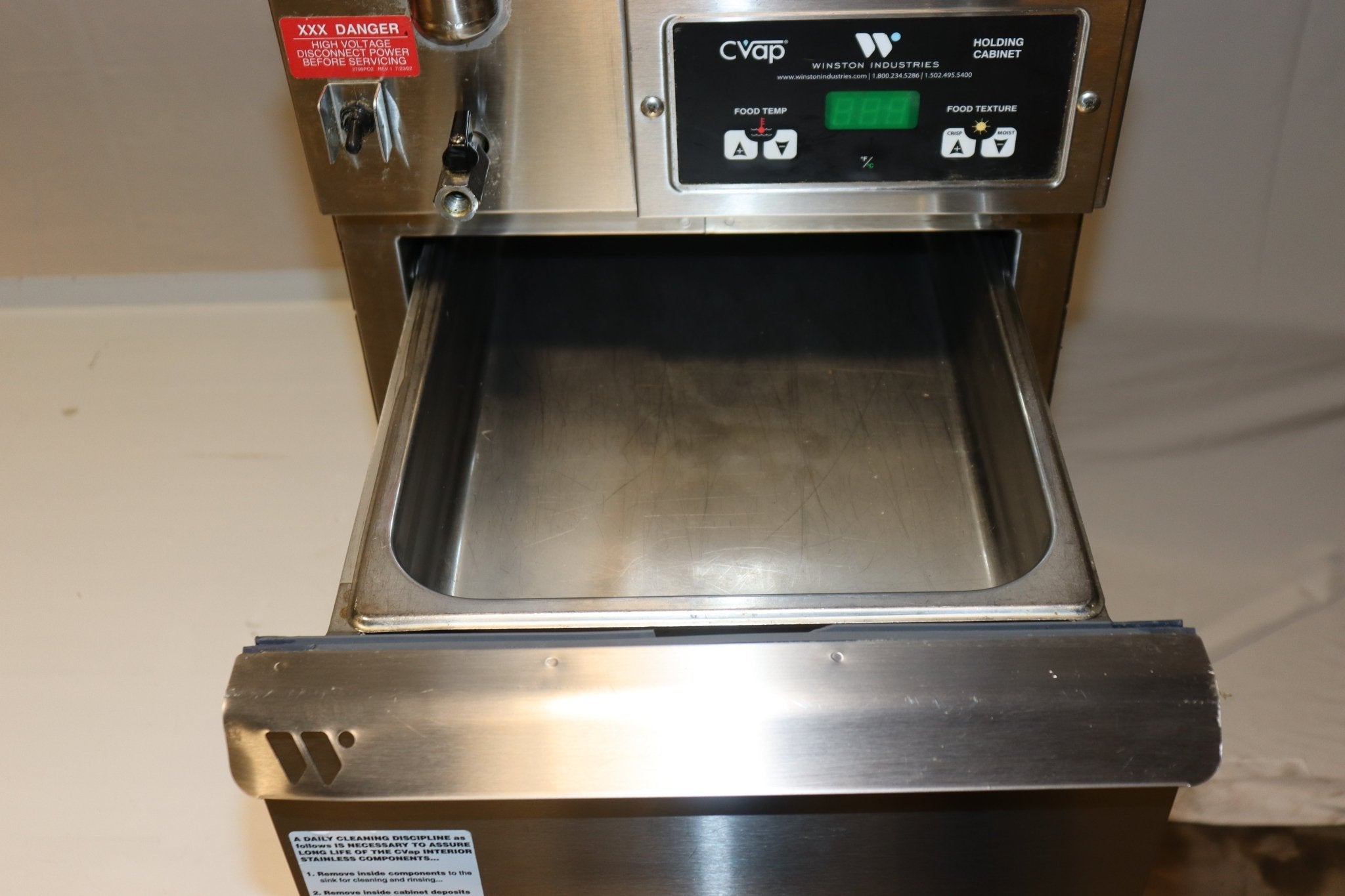 (2) Winston HBB5N1 16 1/2"W Freestanding Warming Drawer, 120v - NMB Restaurant Equipment