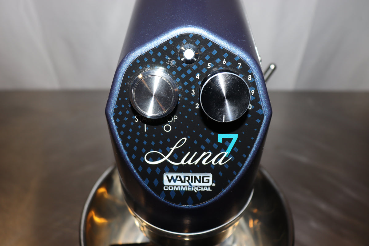 Waring WSM7L 7 Qt Luna Planetary Countertop Mixer 11 Mixing Speeds; 350 Watts