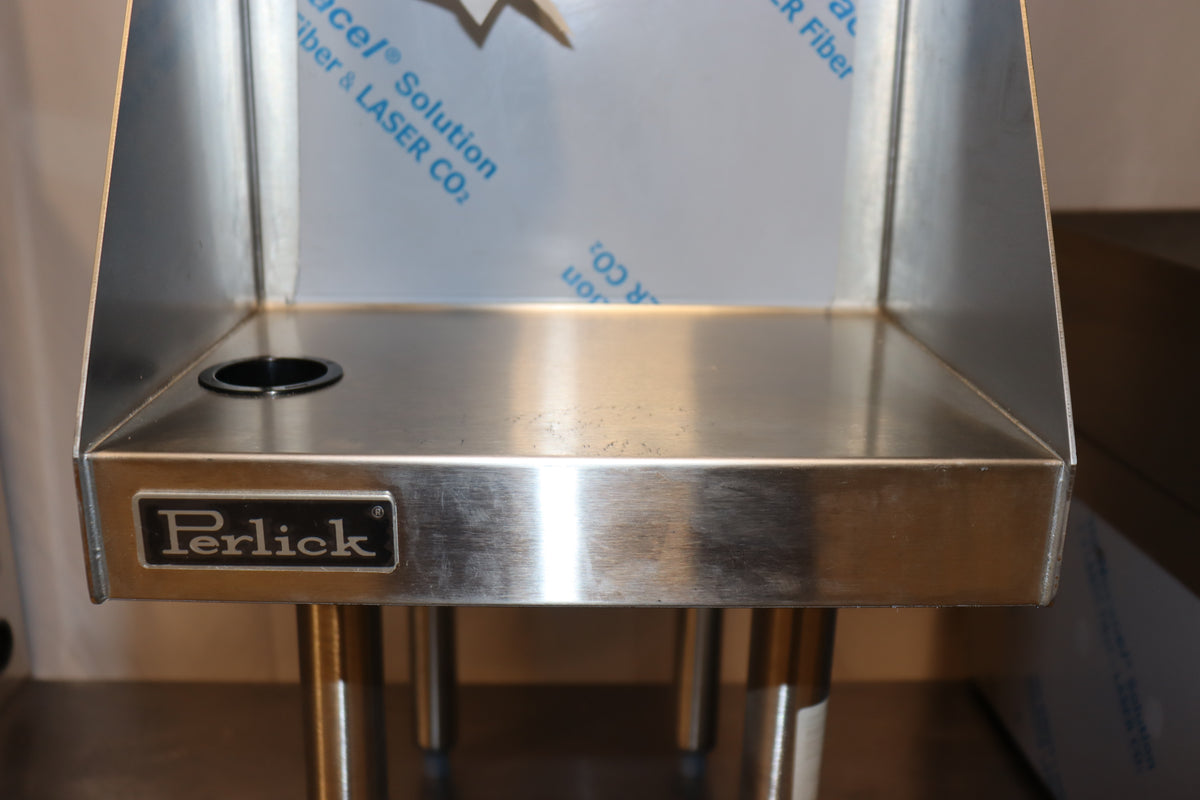 Perlick TS12BLD 12" Underbar Blender Station w/ Flat Worktop, 6" Backsplash