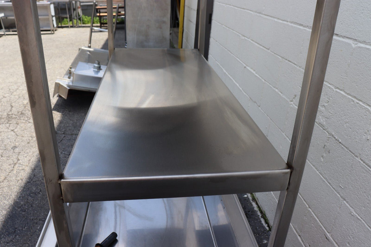 Atlas Metal WCMD-C-3 Refrigerated Drop-In Cold Food Well Unit, w/ Custom Shelf - NMB Restaurant Equipment