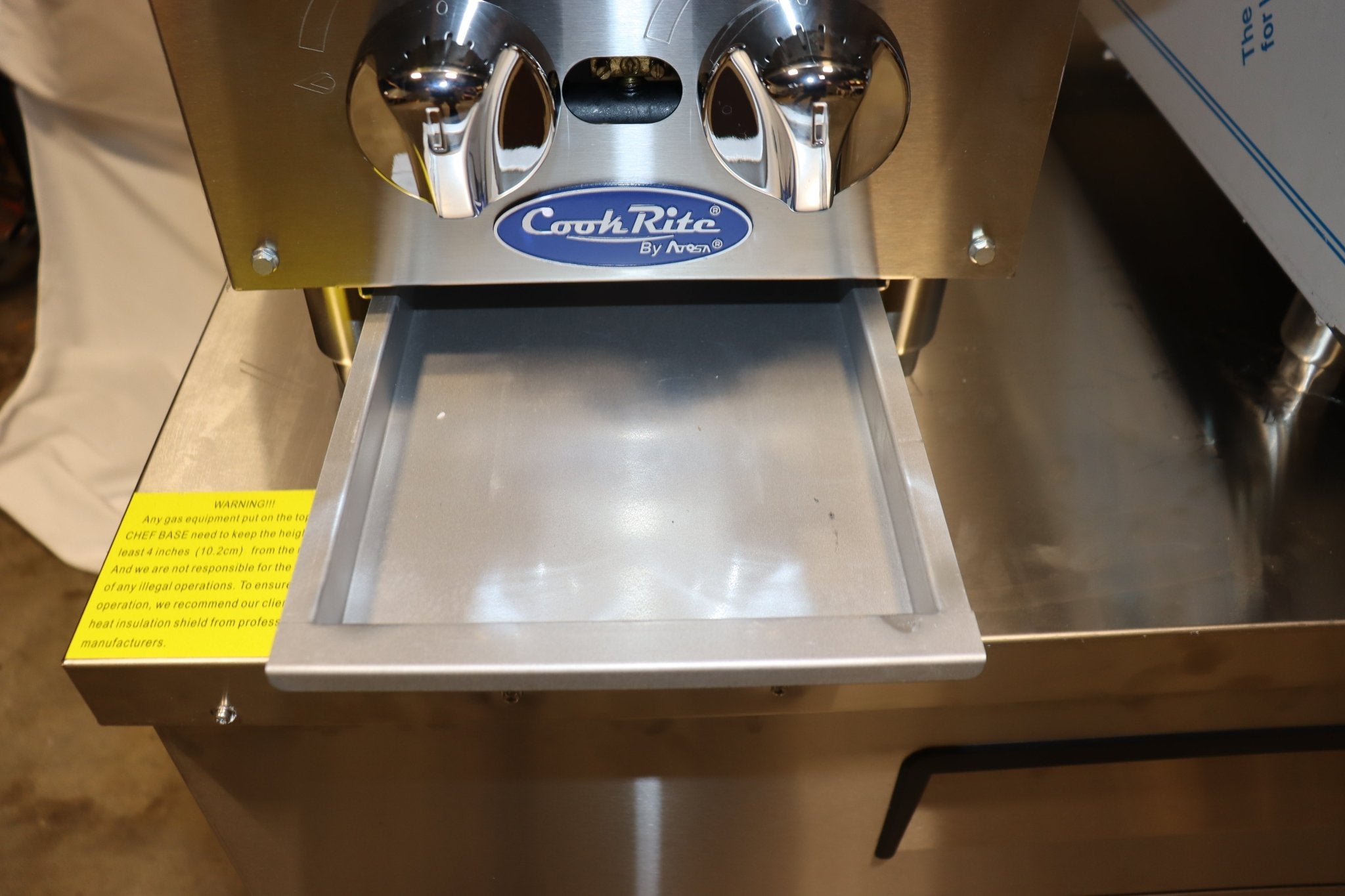 Atosa ACHP-2 CookRite 12" Heavy Duty Countertop Natural Gas Hotplate - NMB Restaurant Equipment
