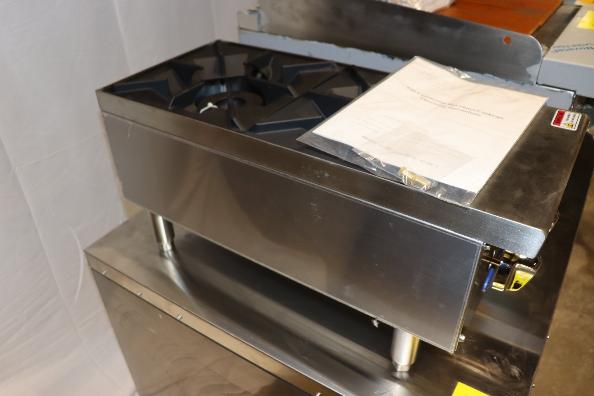 Atosa ACHP-2 CookRite 12" Heavy Duty Countertop Natural Gas Hotplate - NMB Restaurant Equipment