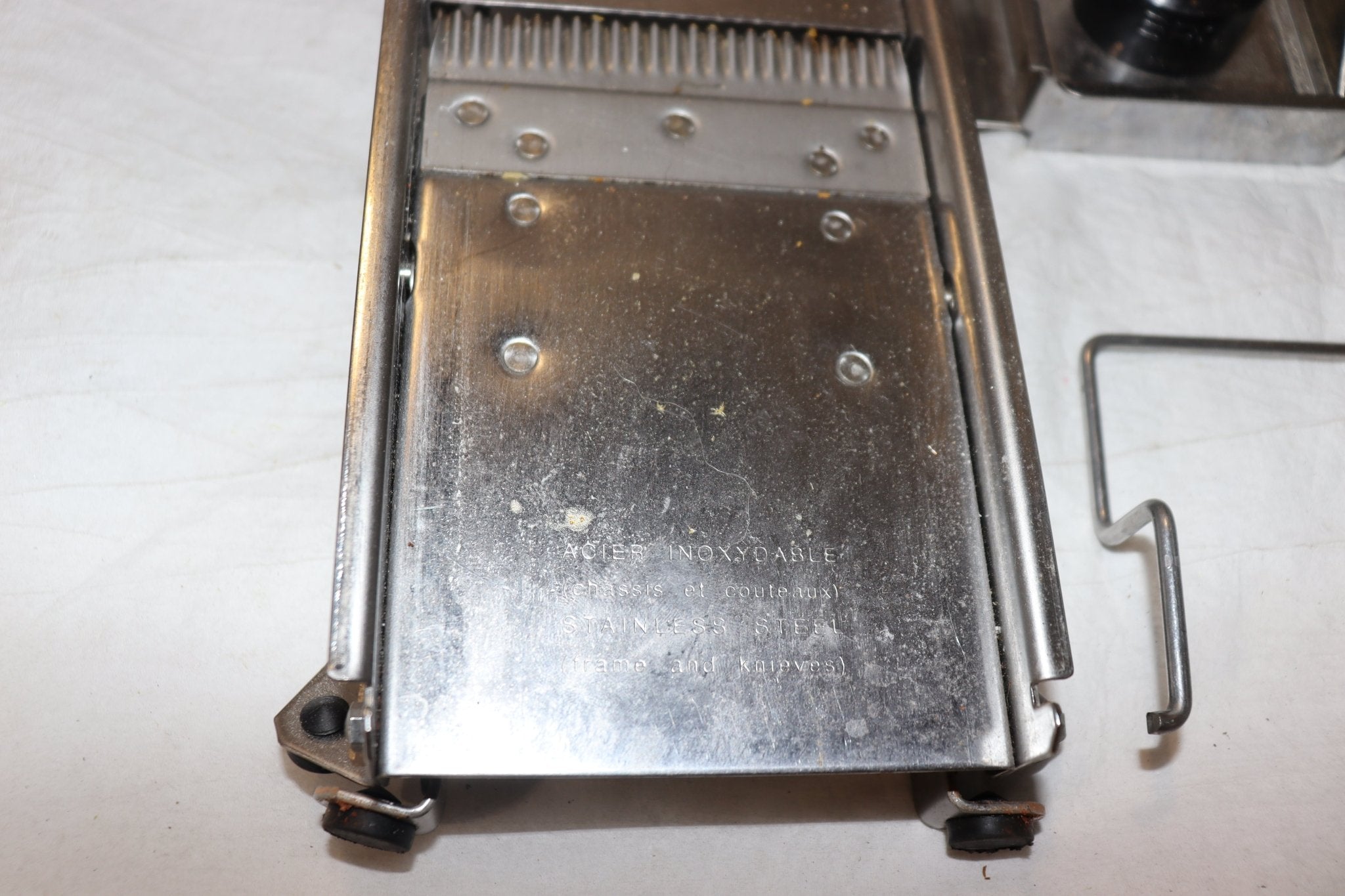 Bron Coucke 3839 "Original" Stainless Steel Professional Mandoline - NMB Restaurant Equipment