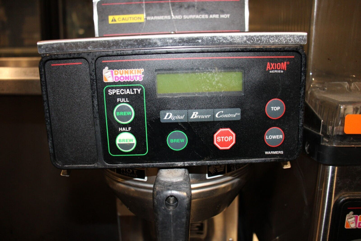 Bunn Axiom 35-2 220V Coffee Maker, 38700.0095, 120/208-240V, 11 (Dunkin Donuts) - NMB Restaurant Equipment