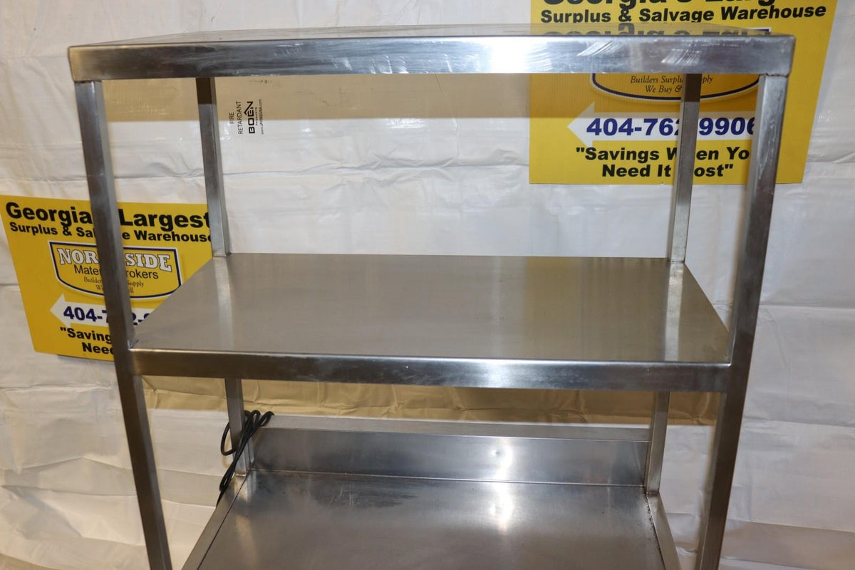 Delfield ST-4532N-A543 Stainless 1 Door Refrigerator Cooler, Casters, Over Shelf - NMB Restaurant Equipment