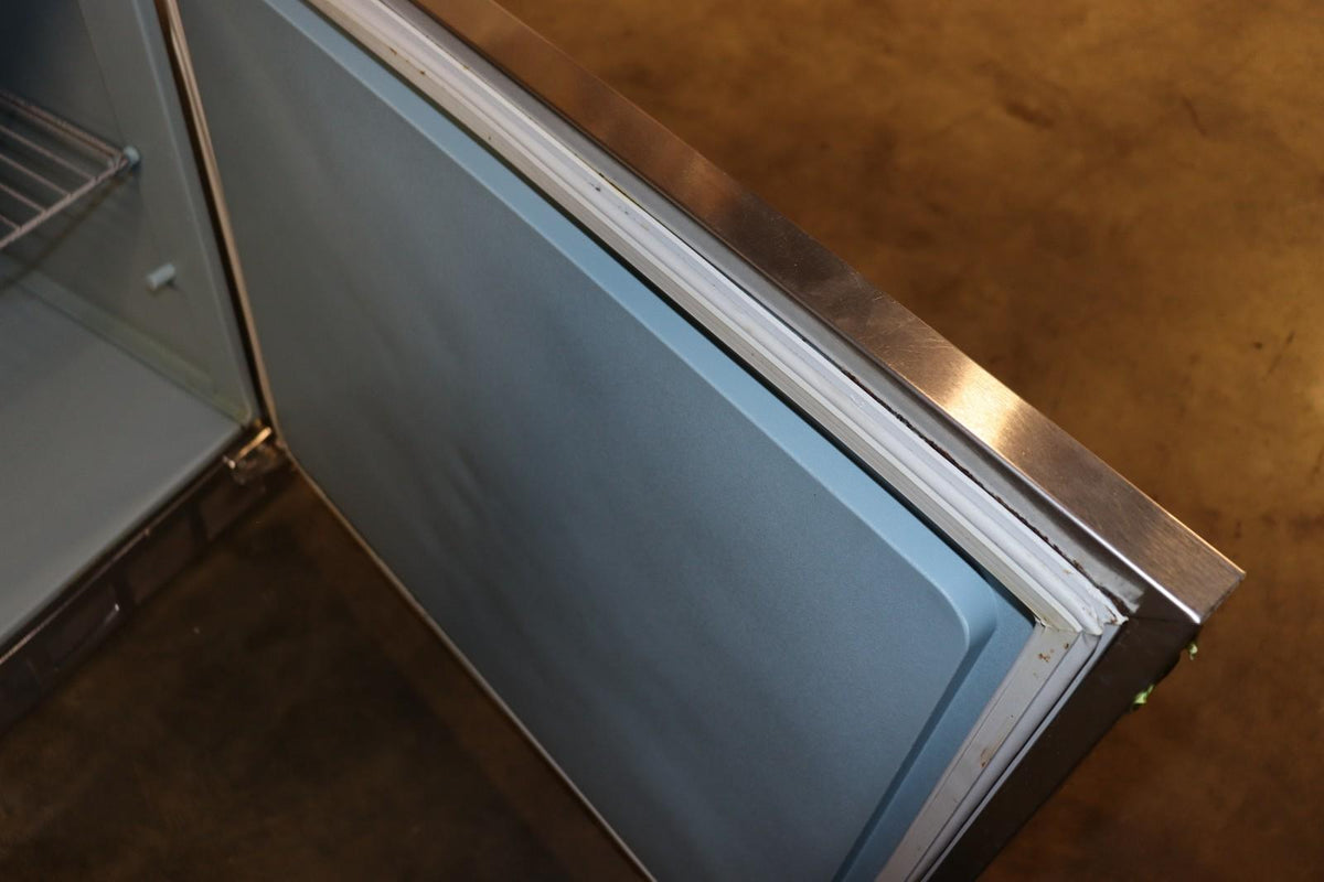 Delfield ST-4532N-A543 Stainless 1 Door Refrigerator Cooler, Casters, Over Shelf - NMB Restaurant Equipment