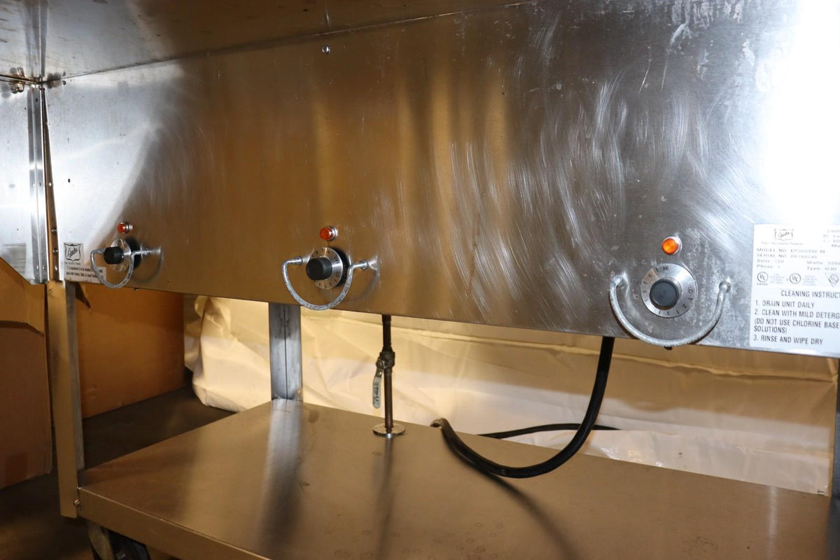 Duke EP303SWM Hot Food Table, Stainless, w/ Drain, 120V, 1PH, Used, Clean - NMB Restaurant Equipment
