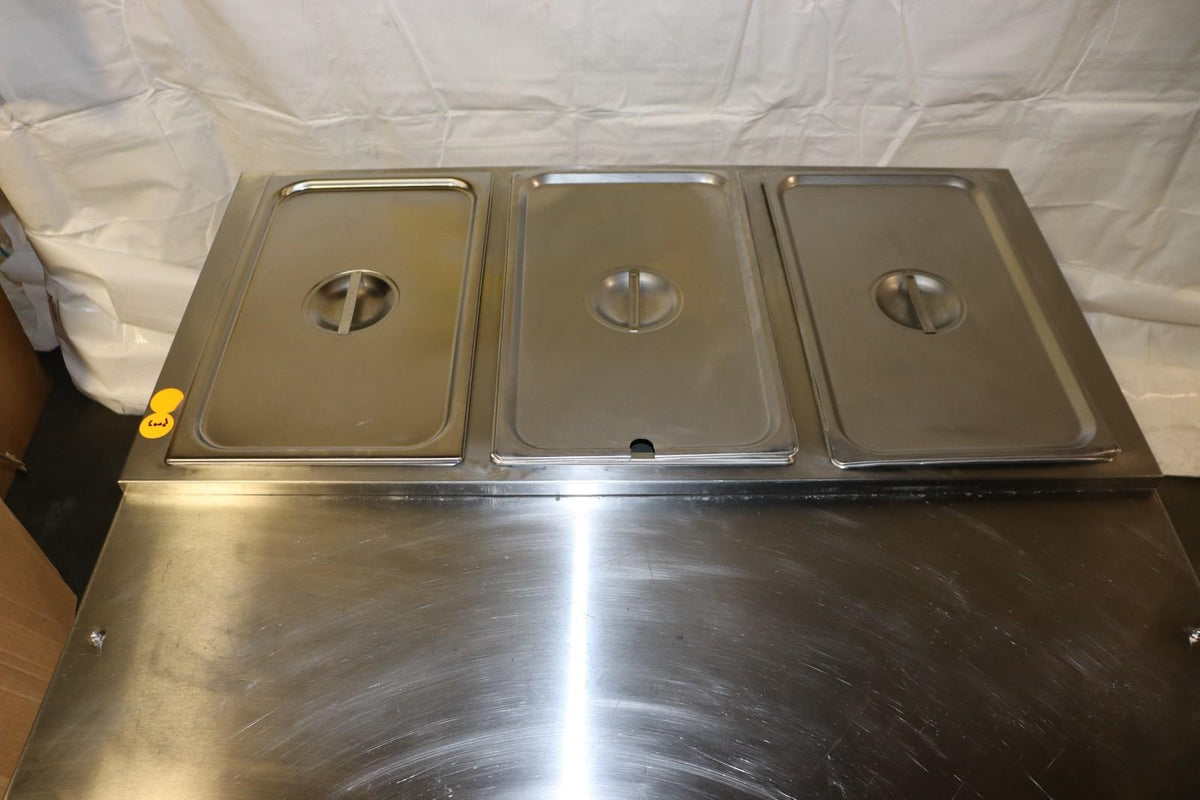 Duke EP303SWM Hot Food Table, Stainless, w/ Drain, 120V, 1PH, Used, Clean - NMB Restaurant Equipment