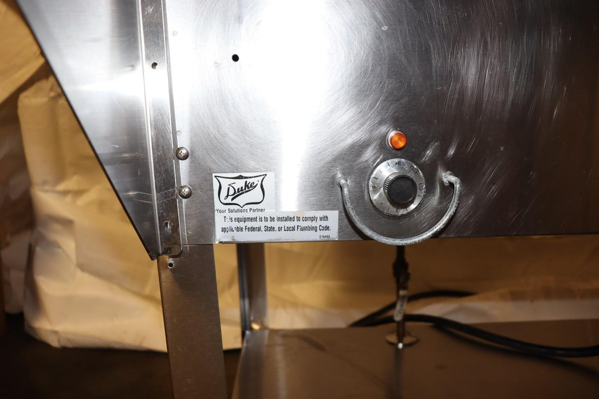 Duke EP303SWM Hot Food Table, Stainless, w/ Drain, 120V, 1PH, Used, Clean - NMB Restaurant Equipment