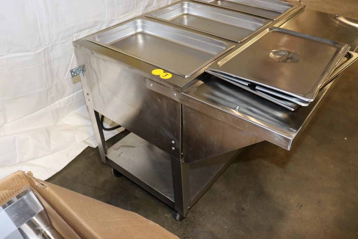 Duke EP303SWM Hot Food Table, Stainless, w/ Drain, 120V, 1PH, Used, Clean - NMB Restaurant Equipment
