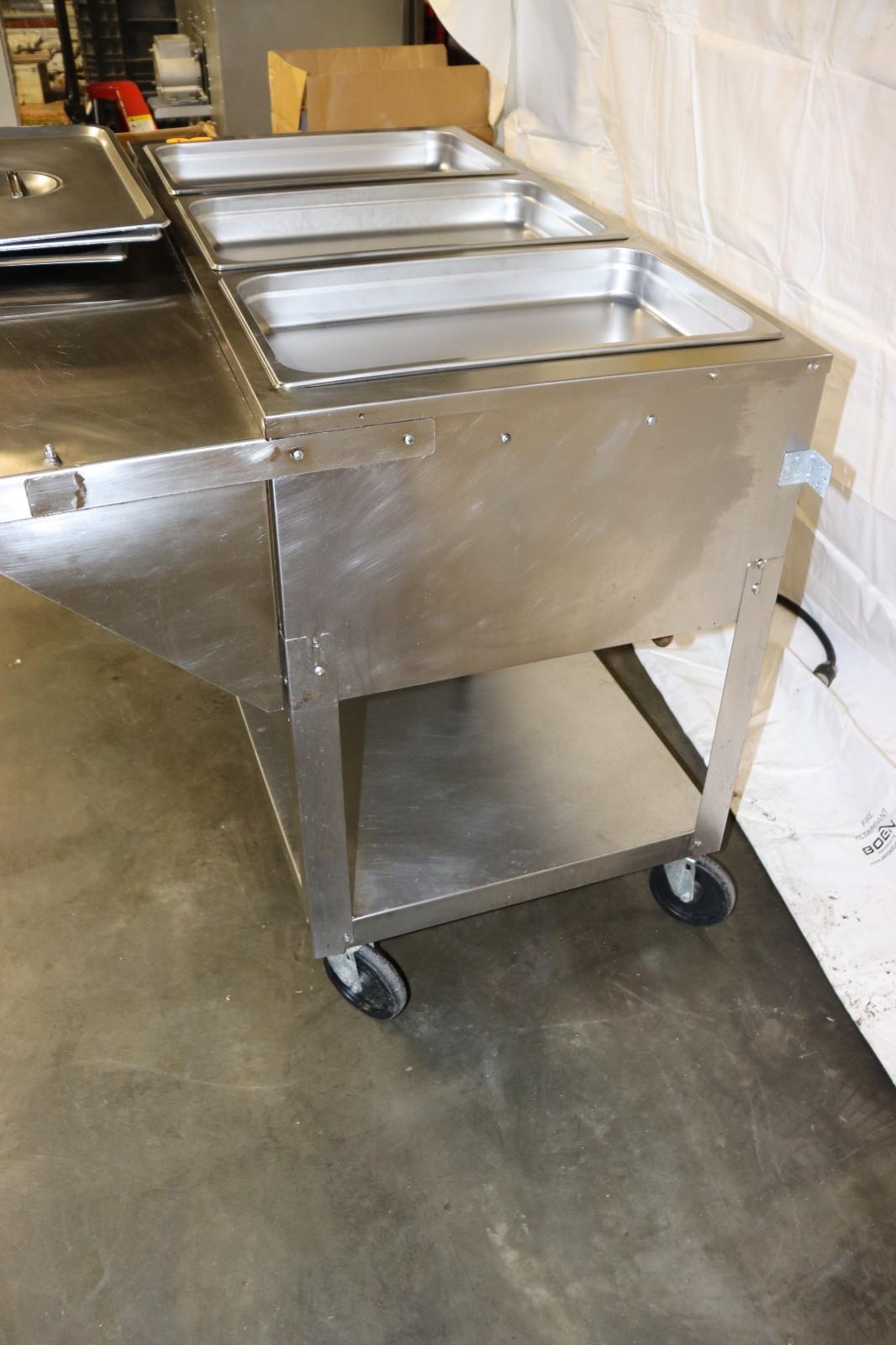 Duke EP303SWM Hot Food Table, Stainless, w/ Drain, 120V, 1PH, Used, Clean - NMB Restaurant Equipment