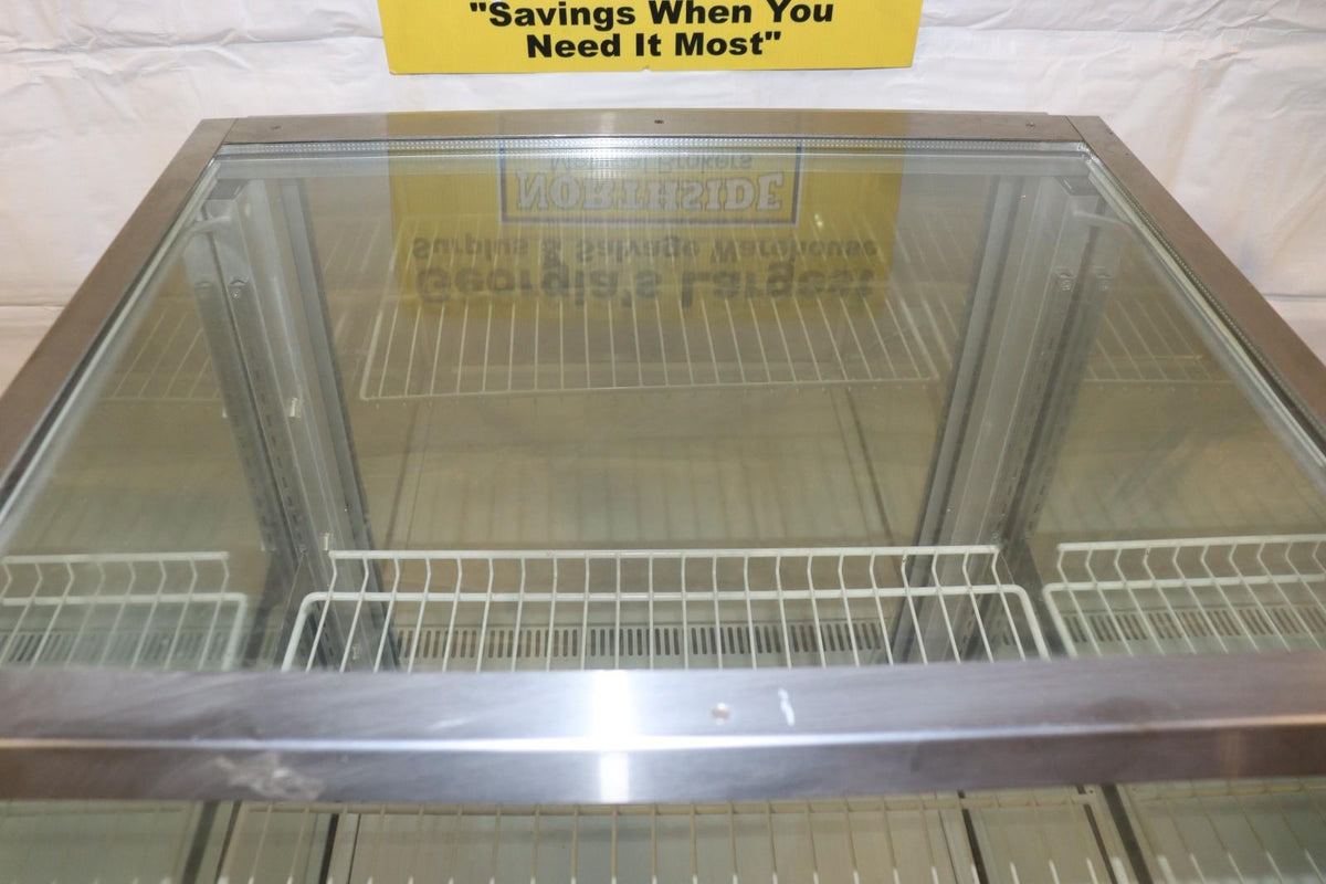 Federal Industries 31505C-2 Refrigerated Display Case, CLEAN, Rolling, Used - NMB Restaurant Equipment