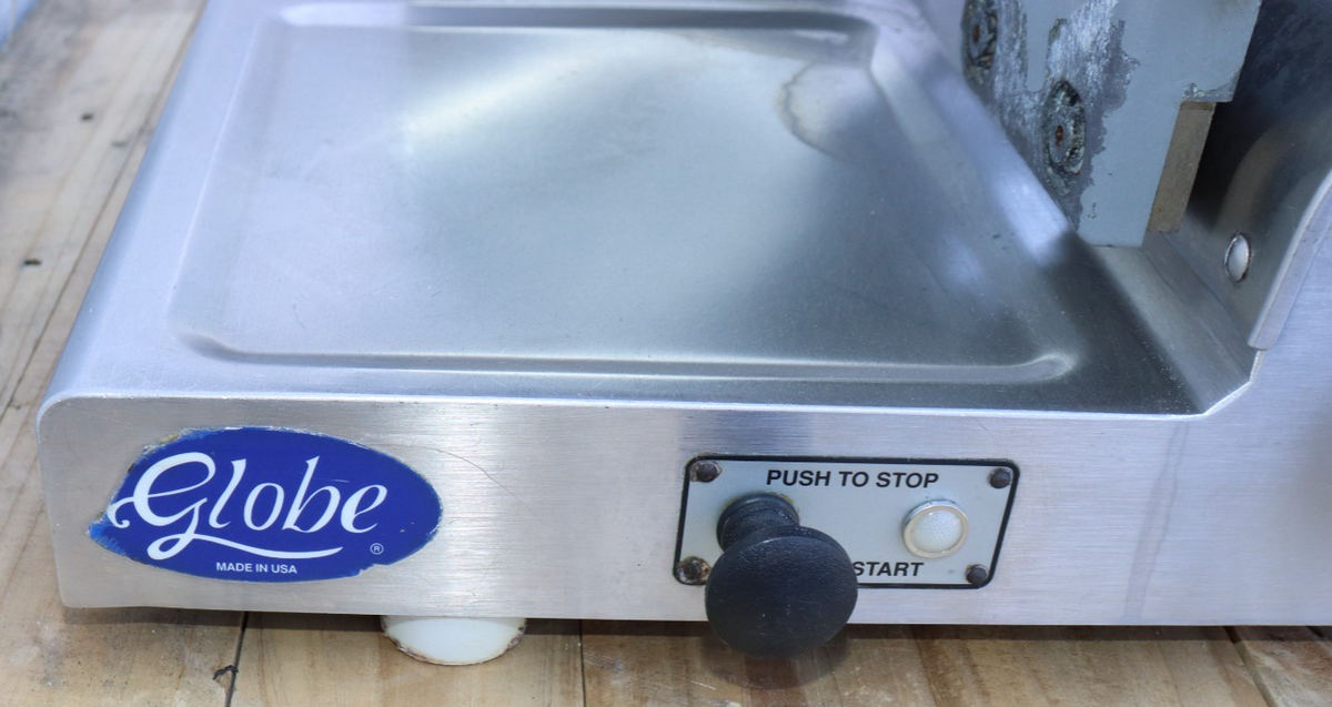 Globe Meat Slicer 3600, w/ Sharpening Attachment, Clean, Tested - NMB Restaurant Equipment