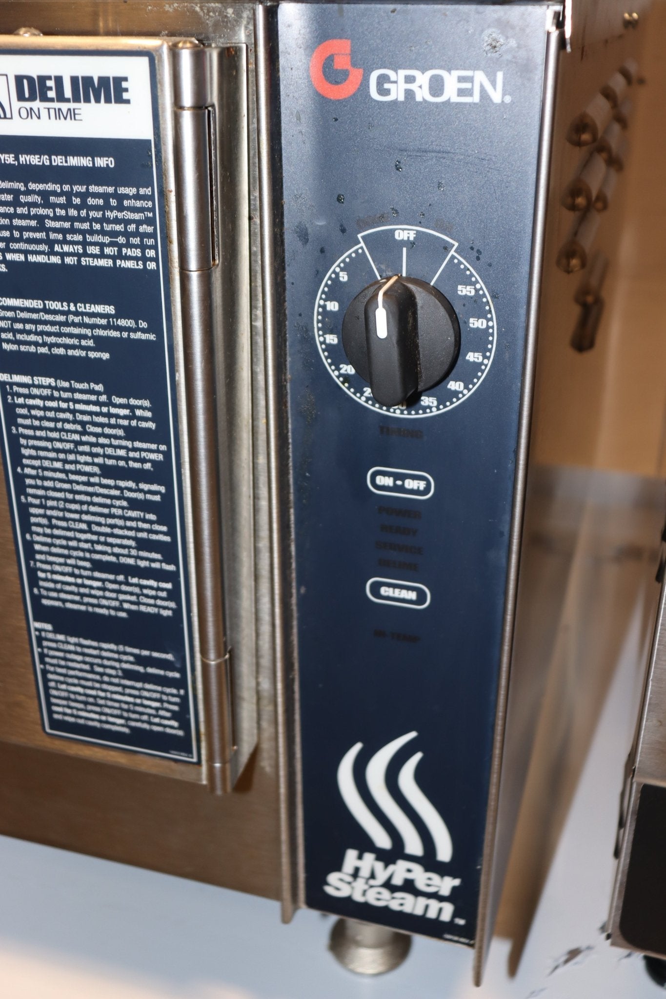 Groen HY-3E 208/3, 240/1 HyPerSteam Stainless Steel 3-Pan Pressureless Electric Steamer - NMB Restaurant Equipment