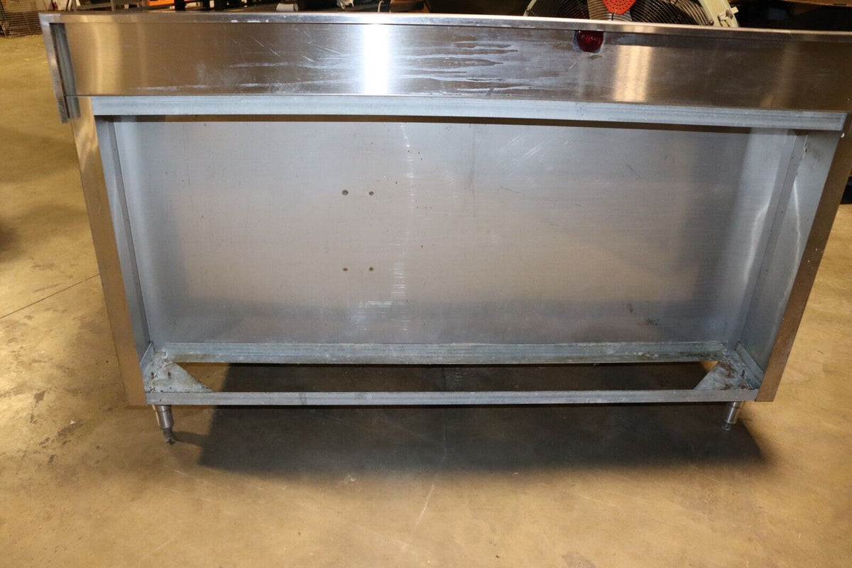 HEAVY DUTY, STAINLESS STEEL WORK/EQUIPMENT TABLE, W/ PAN STORAGE, 66"X32" - NMB Restaurant Equipment