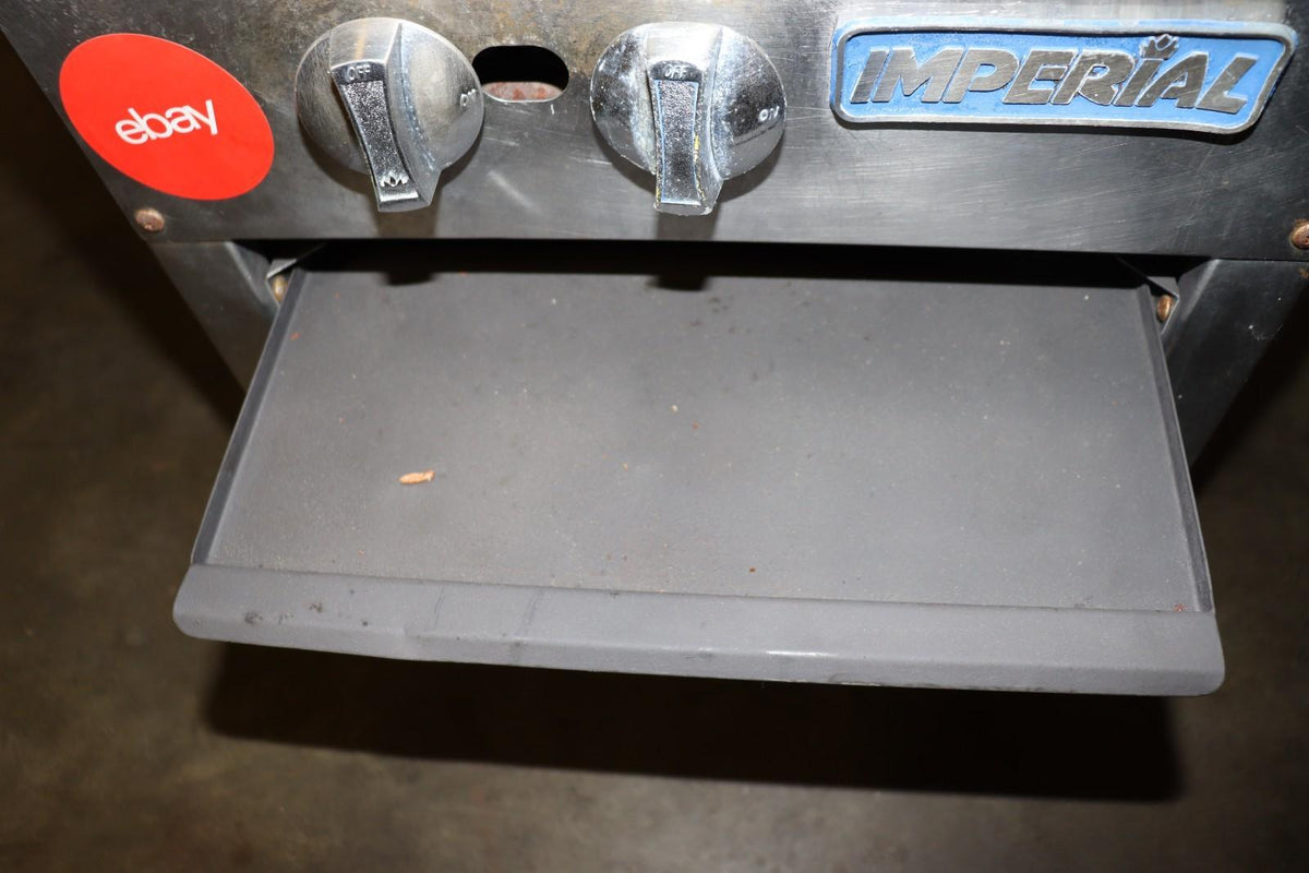 Imperial ISPA18 18 in 1Burner Gas Stock Pot Range, Floor Model, Used, Clean - NMB Restaurant Equipment