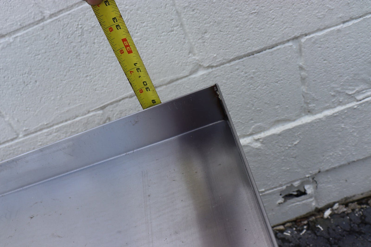 Klinger's PES-3048 48" Stainless Steel Equipment Stand, w/ Casters, Used - NMB Restaurant Equipment